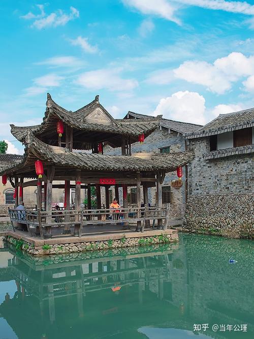 A scenic view of Wenzhou Furongcun Gu Jianzhuqun