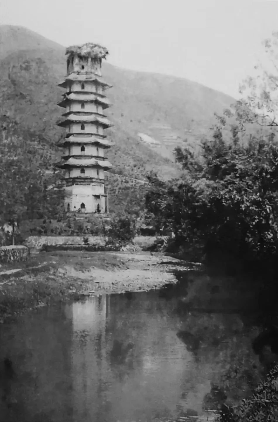 A scenic view of Wenzhou Guoansi Ta