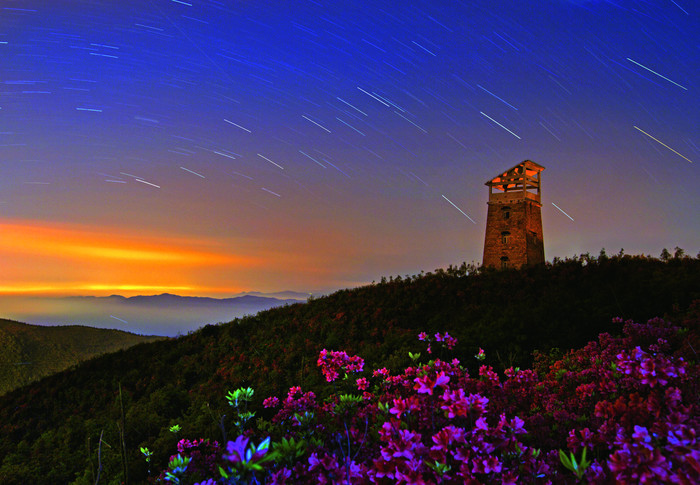 A scenic view of Wenzhou Shengjingshan Shidian