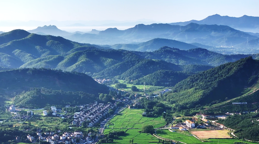 A scenic view of Wuhu Guniushan Chengzhi