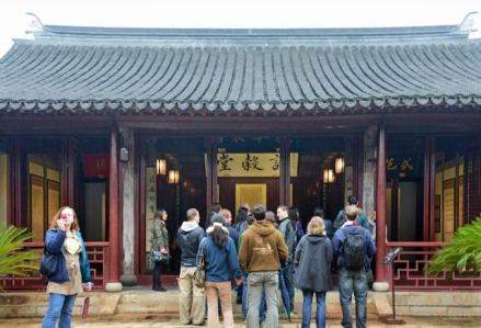 A scenic view of Wuxi Dangkou Huashi Laoyizhuang