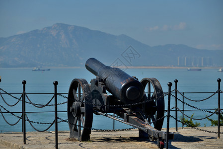 A scenic view of Xiamen Hulishan Paotai