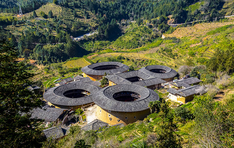 A scenic view of Xiamen Hulishan Paotai