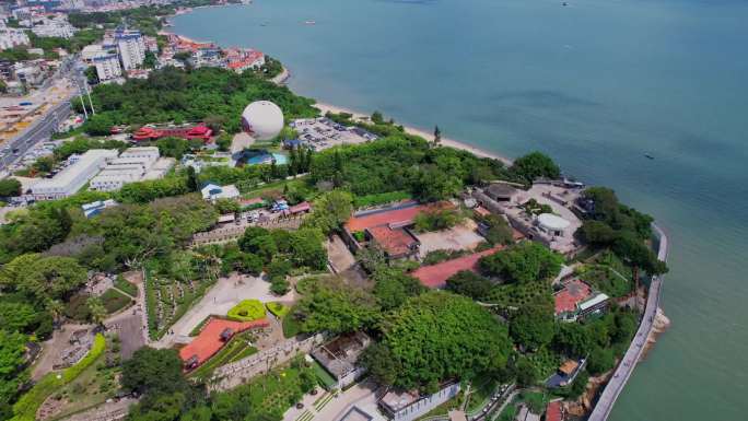 A scenic view of Xiamen Hulishan Paotai