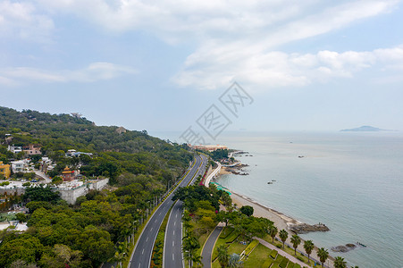 A scenic view of Xiamen Hulishan Paotai
