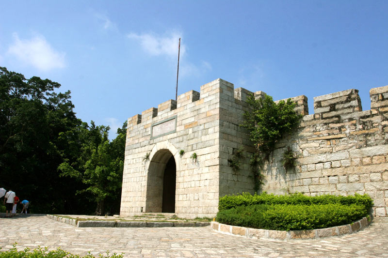 A scenic view of Xiamen Hulishan Paotai