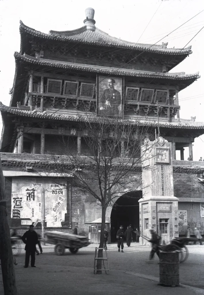 A scenic view of Xian Changan Shengshou Temple Pagoda