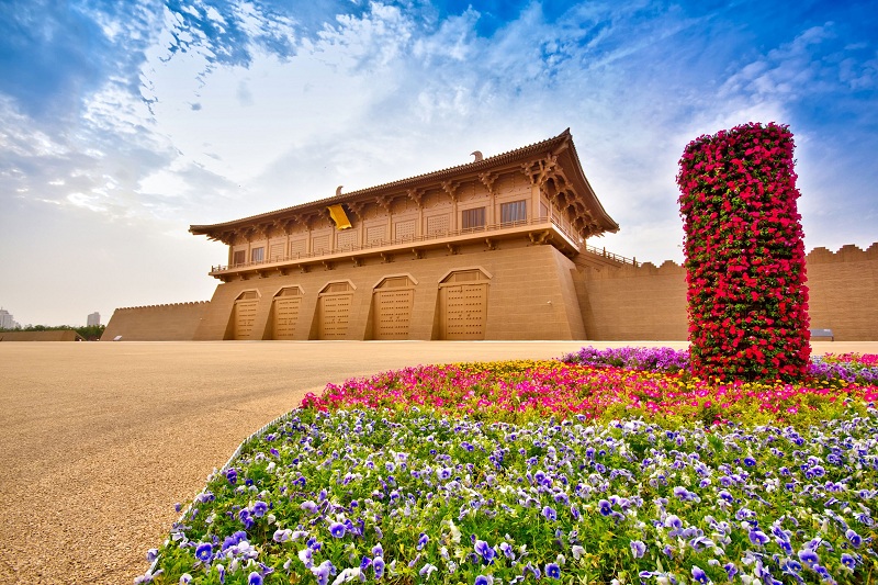 A scenic view of Xian Daming Palace Site