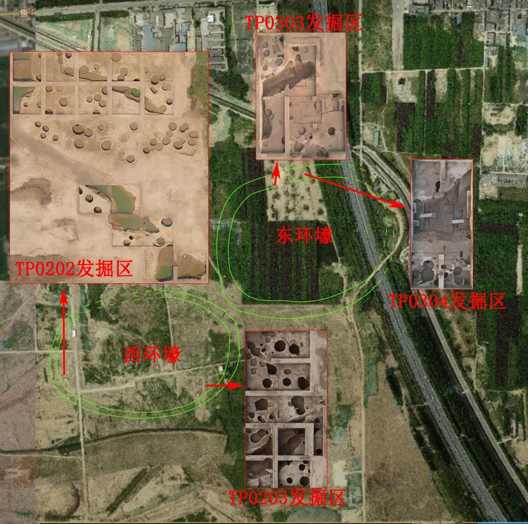 A scenic view of Xian Dongmafang Site