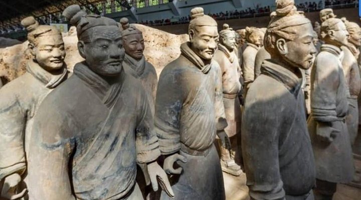 A scenic view of Xian Fenghao Site