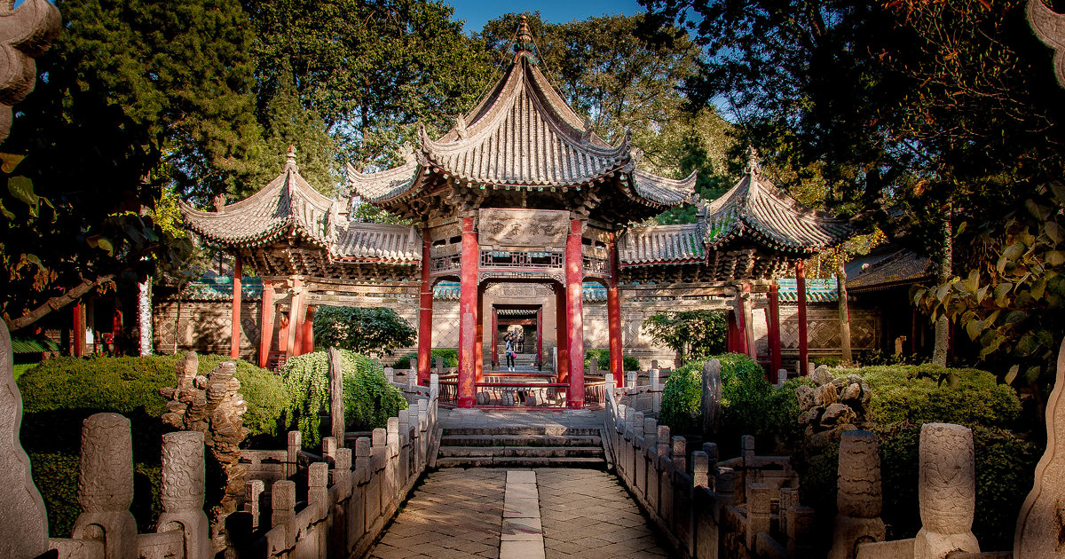 A scenic view of Xian Great Mosque