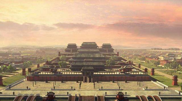A scenic view of Xian Han Changan City Site