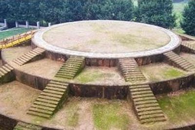 A scenic view of Xian Huanqiu Altar Site