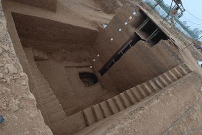 A scenic view of Xian Lantian Lu Family Tombs