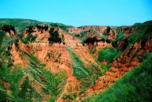 A scenic view of Xian Lantian Man Site