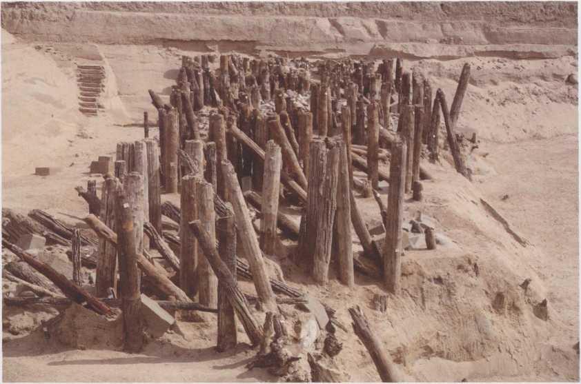 A scenic view of Xian Zhongwei Bridge Site