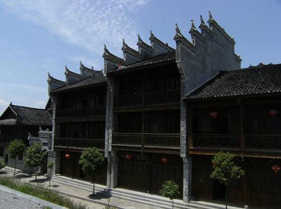 A scenic view of Xiangxi Liye Daban Yizhi Muqun