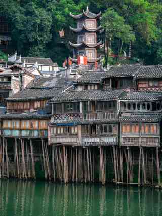 A scenic view of Xiangxi Qianzhou Wenmiao