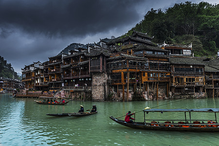 A scenic view of Xiangxi Sifangcheng Yizhi