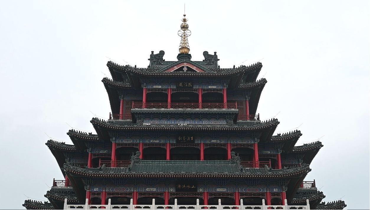 A scenic view of Xianyang Ancient Tai State Site Wugong