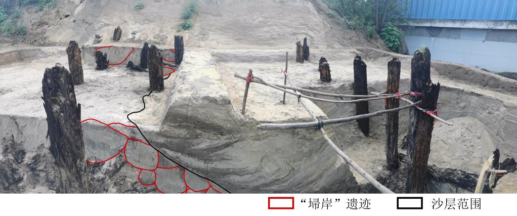 A scenic view of Xianyang Ancient Tai State Site Wugong
