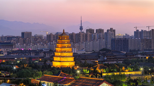 A scenic view of Xianyang Beidu Iron Pagoda