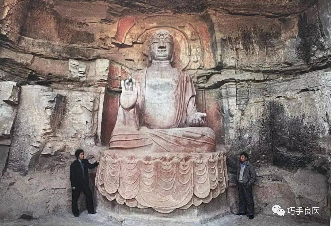 A scenic view of Xianyang Jinchuanwan Grottoes