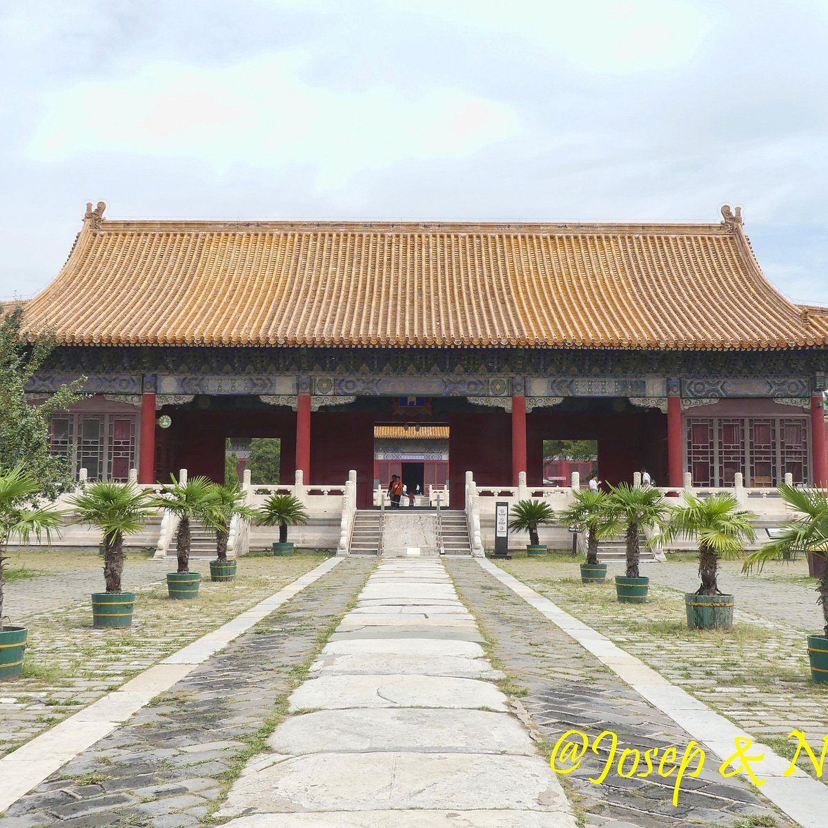 A scenic view of Xianyang Qin Prince Tombs