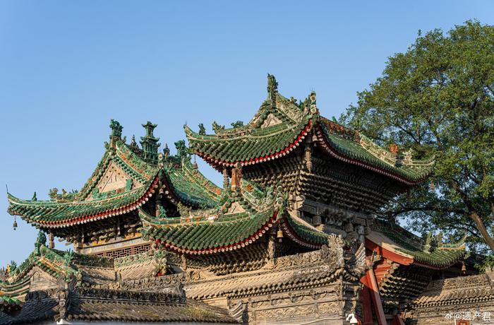 A scenic view of Xianyang Sanyuan Chenghuang Temple