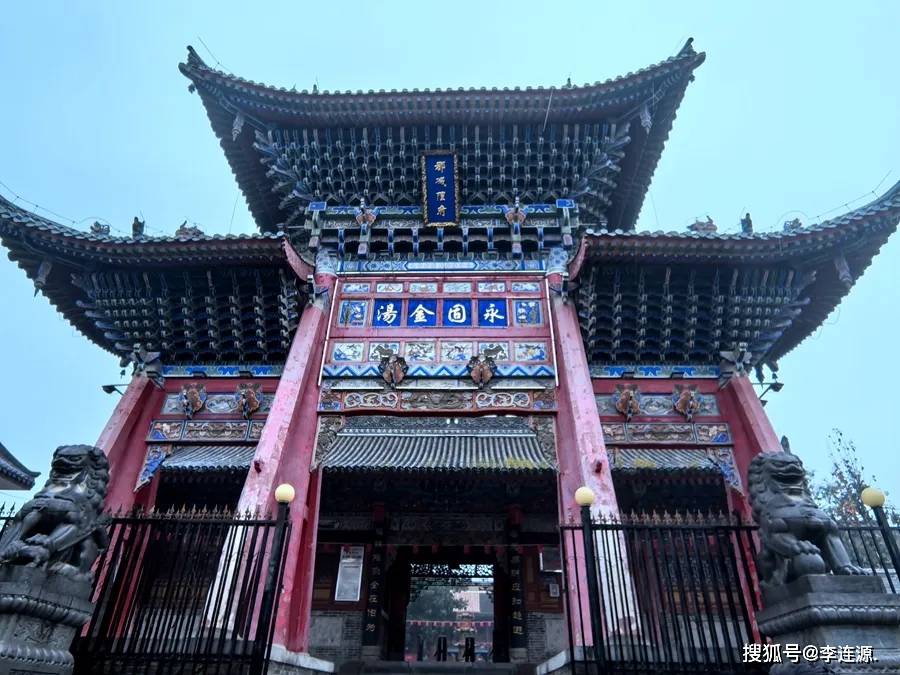 A scenic view of Xianyang Wugong Chenghuang Temple