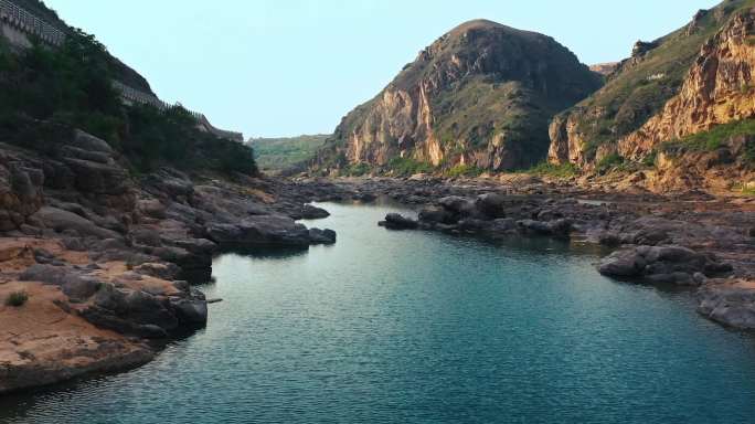 A scenic view of Xianyang Zheng Guo Canal Head Site