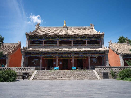 A scenic view of Xilingol Beizimiao