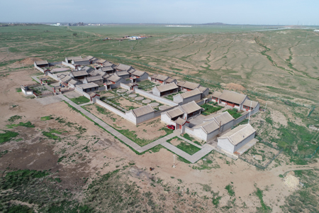 A scenic view of Xilingol Huizongsi