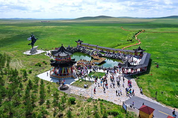 A scenic view of Xilingol Jinsitaidongxueyizhi