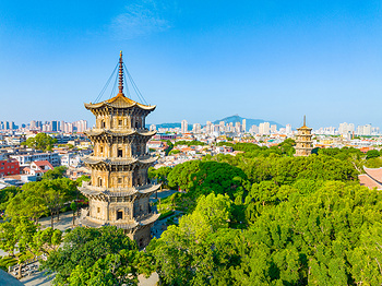 A scenic view of Xingtai Kaiyuan Temple