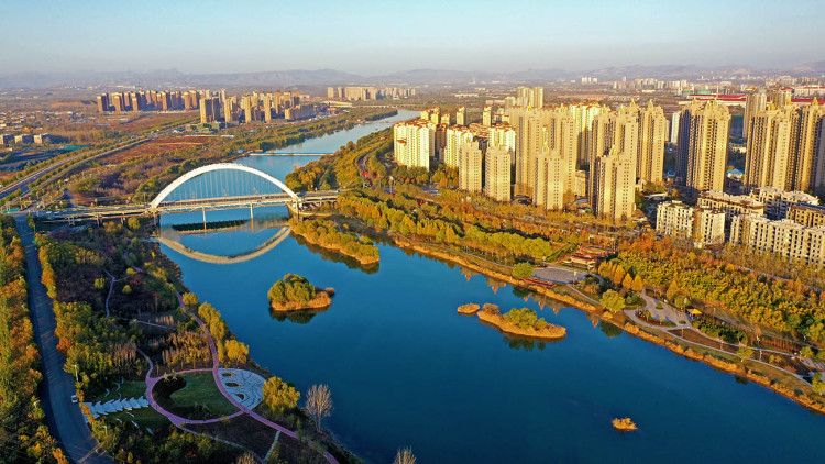 A scenic view of Xingtai Luchenggang City Site