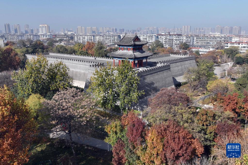 A scenic view of Xingtai Luchenggang City Site