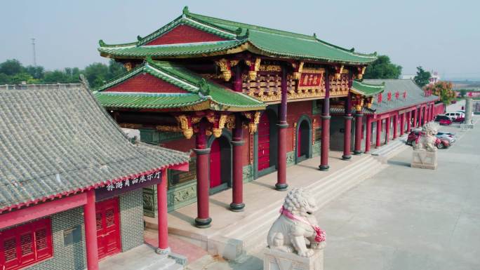 A scenic view of Xinxiang Biganmiao