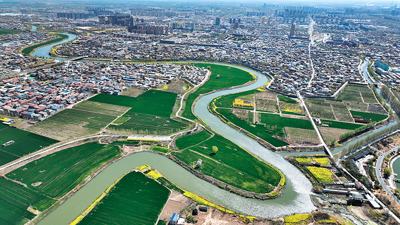A scenic view of Xinxiang Dayunhe Xinxiangduan