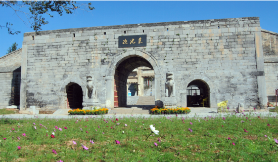 A scenic view of Xinxiang Lujianwangmu