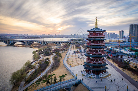 A scenic view of Xinxiang Wenmiao