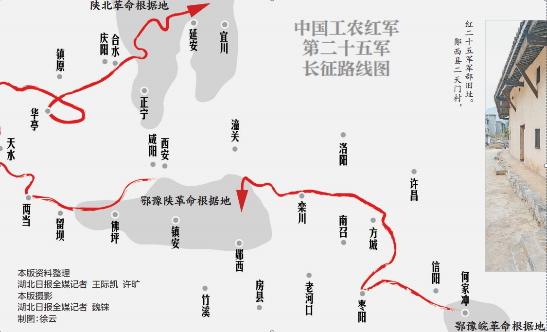 A scenic view of Xinyang Zhongguogongnonghongjundiershiwujunsilingbujiuzhi