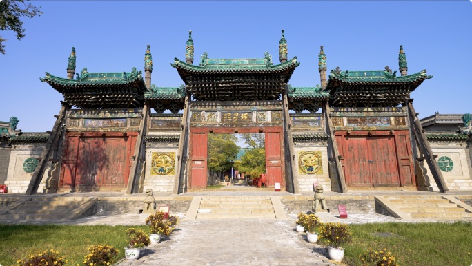 A scenic view of Xinzhou Daixian Confucian Temple