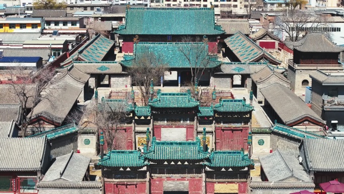 A scenic view of Xinzhou Daixian Confucian Temple