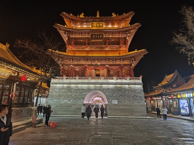 A scenic view of Xinzhou Dingxiang Guanyu Temple