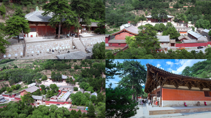 A scenic view of Xinzhou Foguang Temple