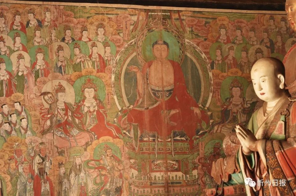 A scenic view of Xinzhou Gongzhu Temple