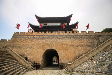 A scenic view of Xinzhou Great Wall Yanmenguan
