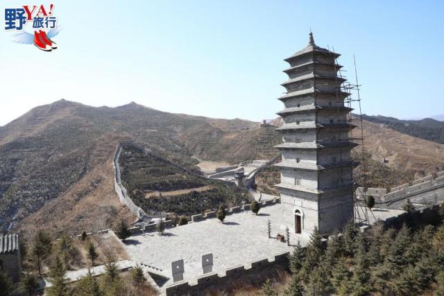 A scenic view of Xinzhou Great Wall Yanmenguan