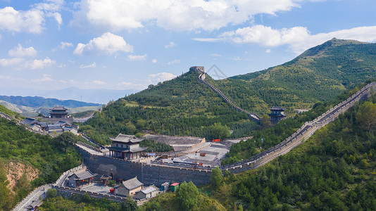 A scenic view of Xinzhou Great Wall Yanmenguan
